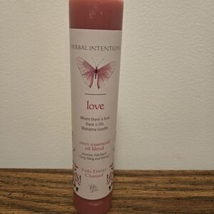 Pink Love Candle